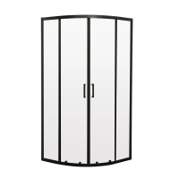 Душова кабіна DIVERSE SC01-90x90x195-TR без піддону, прозоре скло 5мм, BLACK (MI6860)